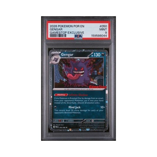 Pokemon Gengar Gamestop PSA 9 6044