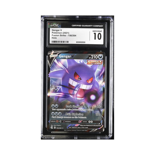 Pokemon Gengar V CGC 10 graded Pokemon TCG trading card