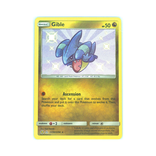 Pokemon Gible S&M Holo PSA 10 3548