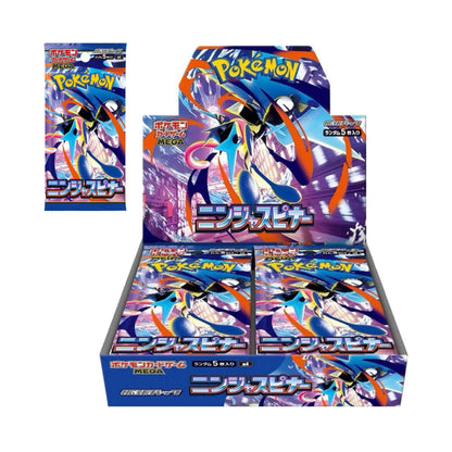 Pokemon TCG Mega Ninja Spinner Booster Box Japanese Sealed Trading Card Game Box