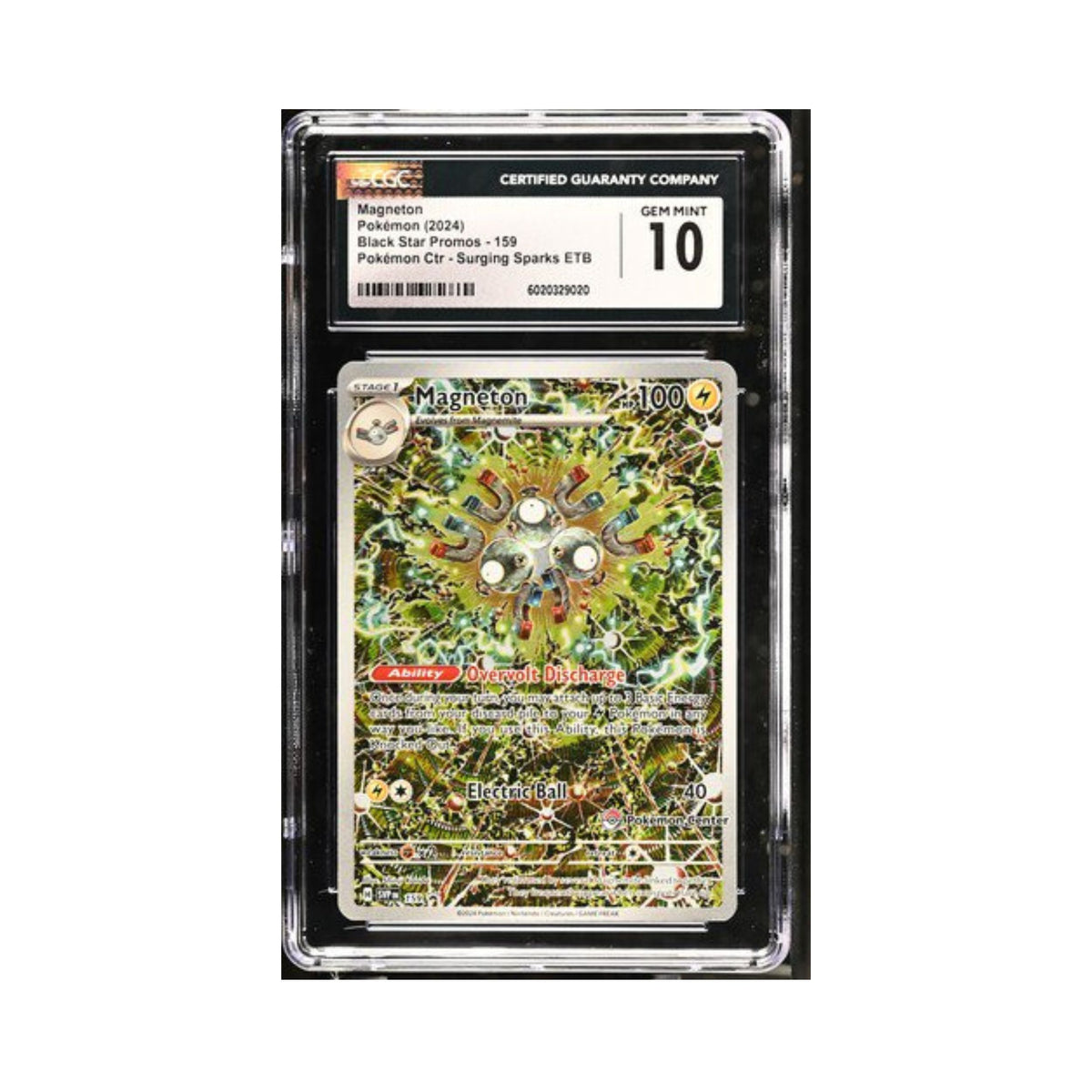 Pokemon Magneton Poke Center CGC 10 9020