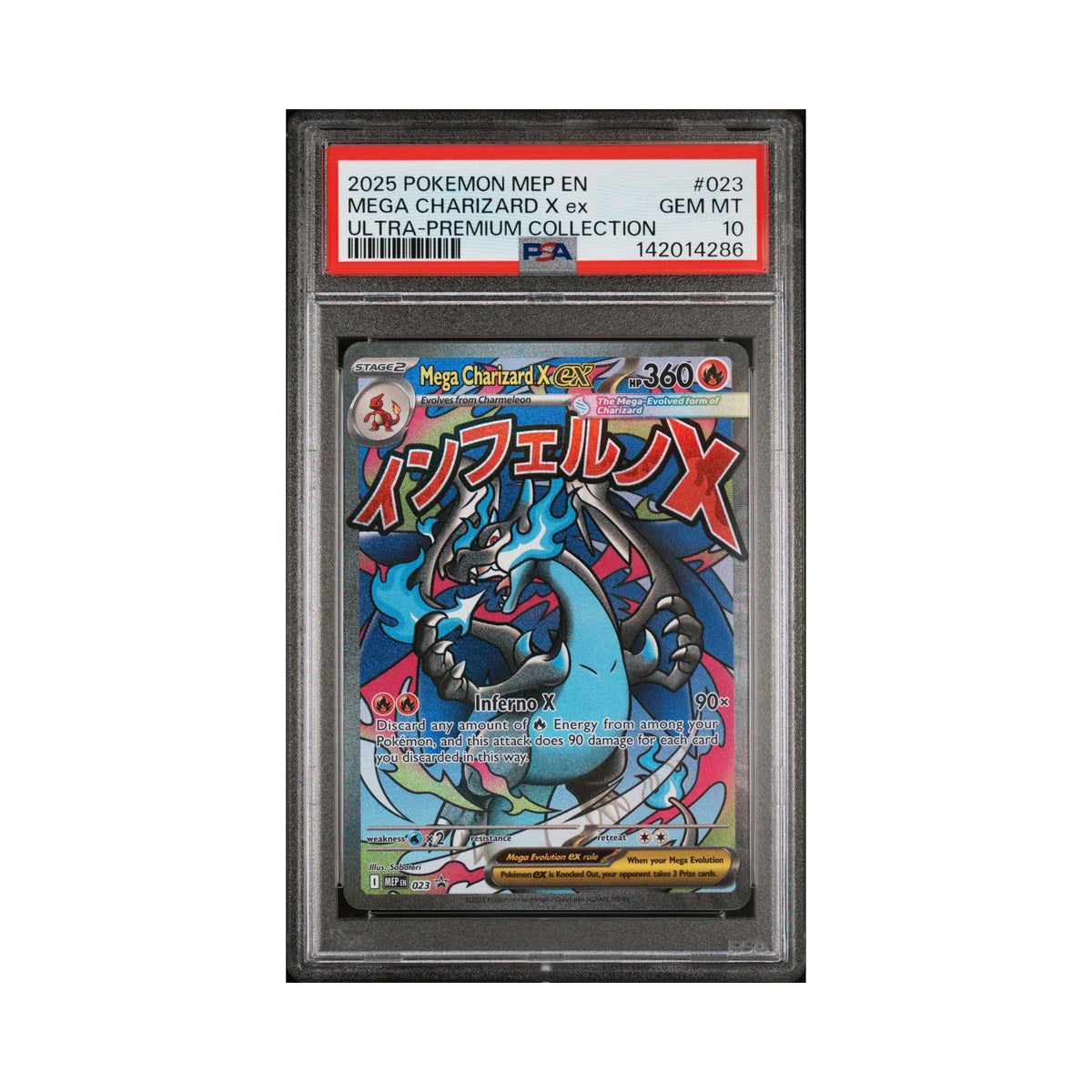 Pokémon TCG Mega Charizard X ex PSA 10 graded Pokémon trading card