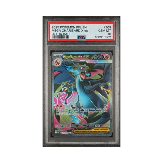 Pokemon Mega Charizard X ex PSA 10 graded Pokemon TCG trading card
