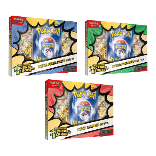 Pokemon Mega Evolutions 2.5 Ascended Heroes Mega Ex Box (PRE-ORDER APRIL)