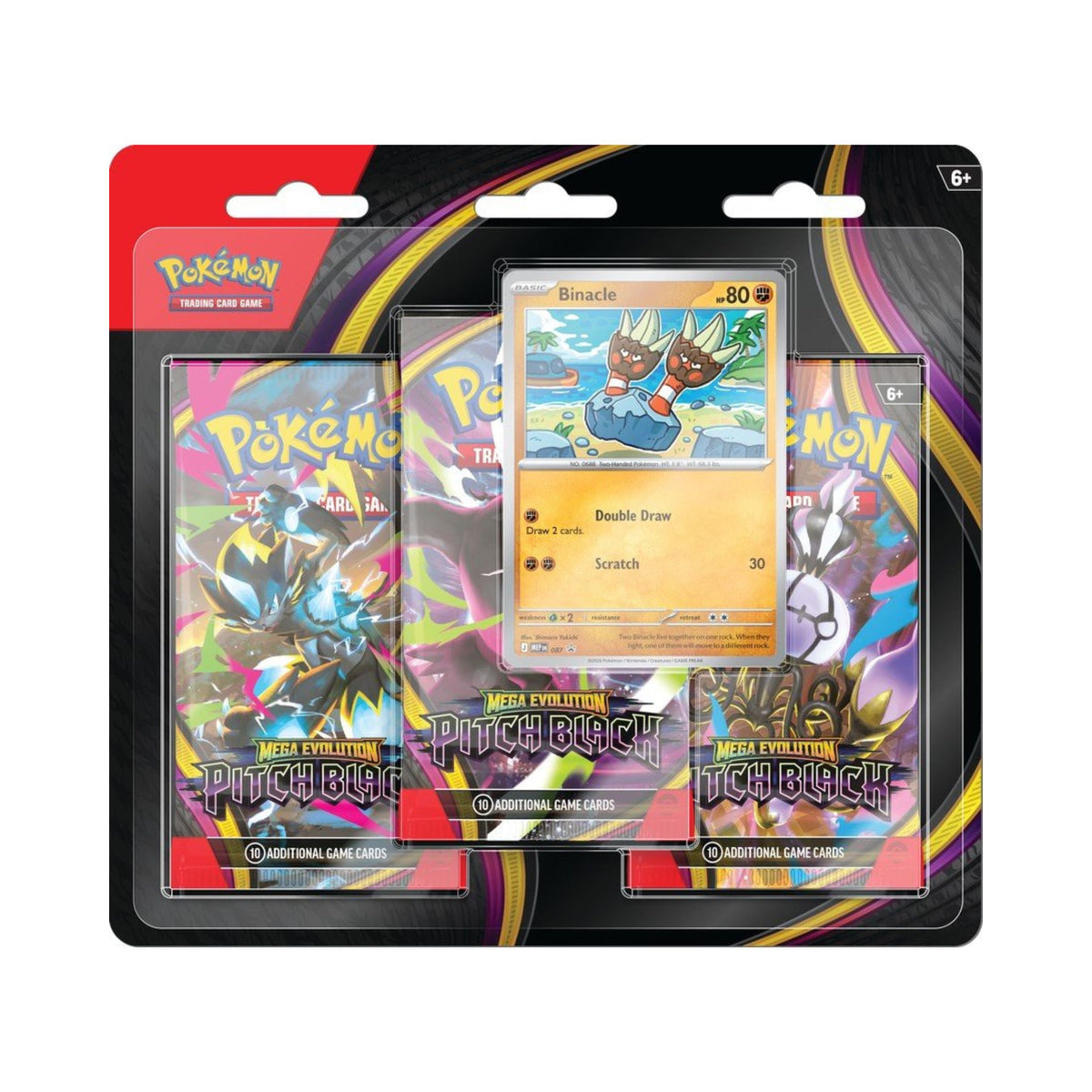pokémon trading card game: mega evolution discovery experience Mega: Pitch Black Violet—Shrouded Fable expansion! New Pokemon Scarlet & Certificate number:127744101 Uso-Hachi