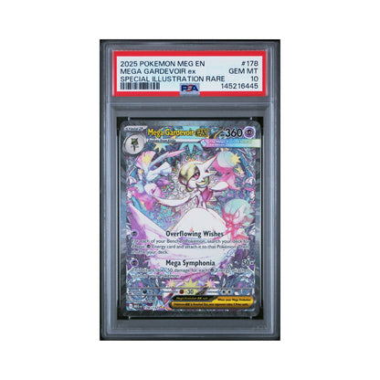 Pokémon TCG Mega Gardevoir ex Special Illustration Rare 178 PSA 10 graded trading card