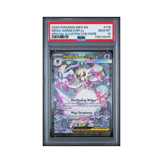 Pokémon TCG Mega Gardevoir ex Special Illustration Rare 178 PSA 10 graded trading card
