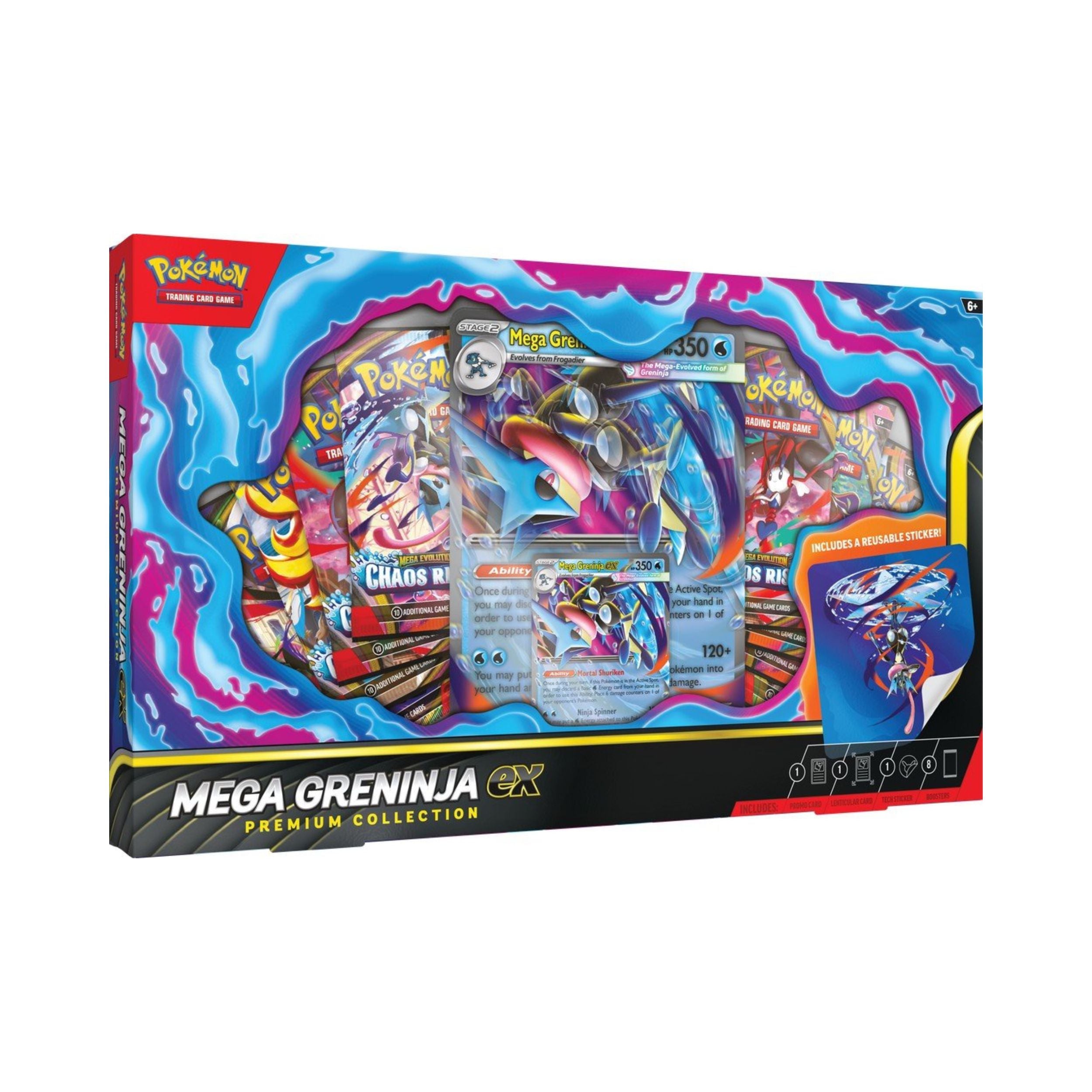 Pokémon TCG: Mega Greninja ex Premium Collection – Foil Promo Card