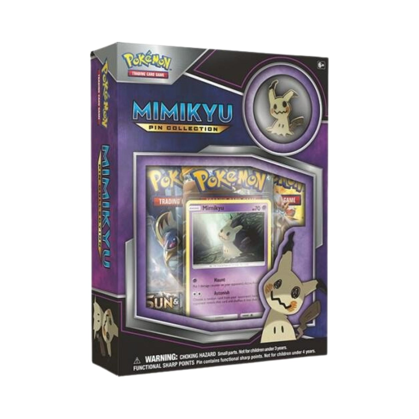 Pokemon Mimikyu Pin Collection | Foil Promo Card and Collector Pin Box