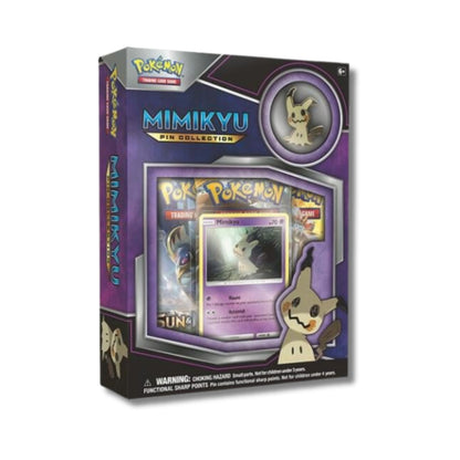 Pokemon Mimikyu Pin Collection | Foil Promo Card and Collector Pin Box
