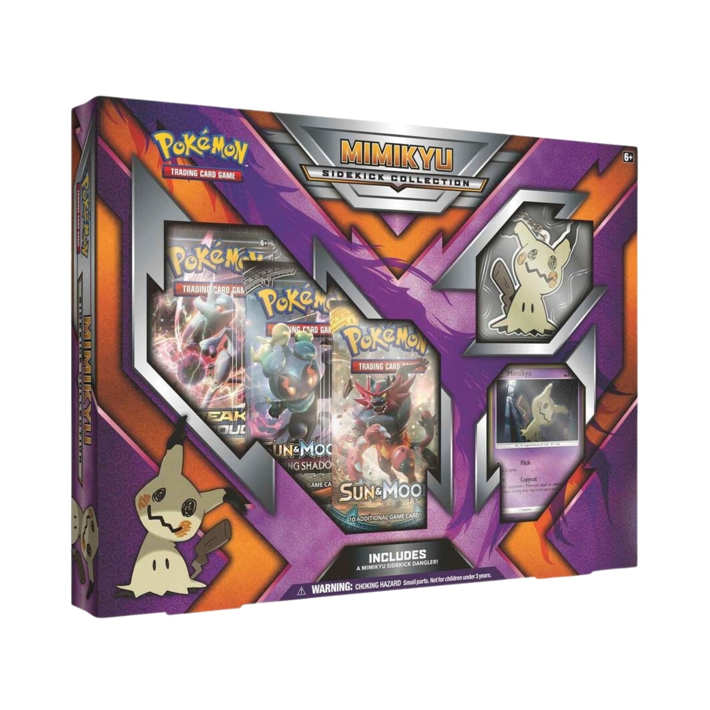 Pokémon TCG Mimikyu Sidekick Collection with Foil Promo Card, Dangler, 3 Booster Packs