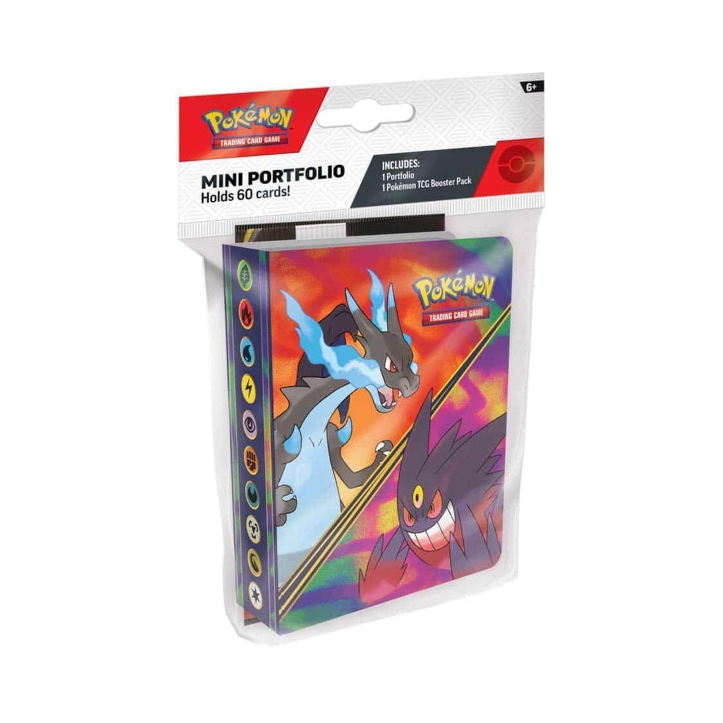 Pokemon Phantasmal Flames mini portfolio holding 60 cards