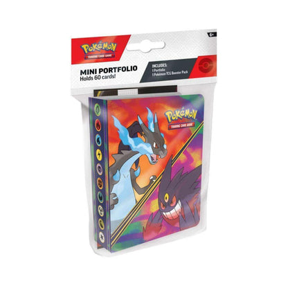 Pokemon Phantasmal Flames mini portfolio holding 60 cards