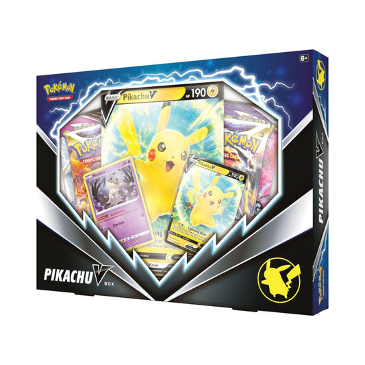 Pokemon TCG Pikachu V Box - 4 Booster Packs, Promo Cards Trading Card Game