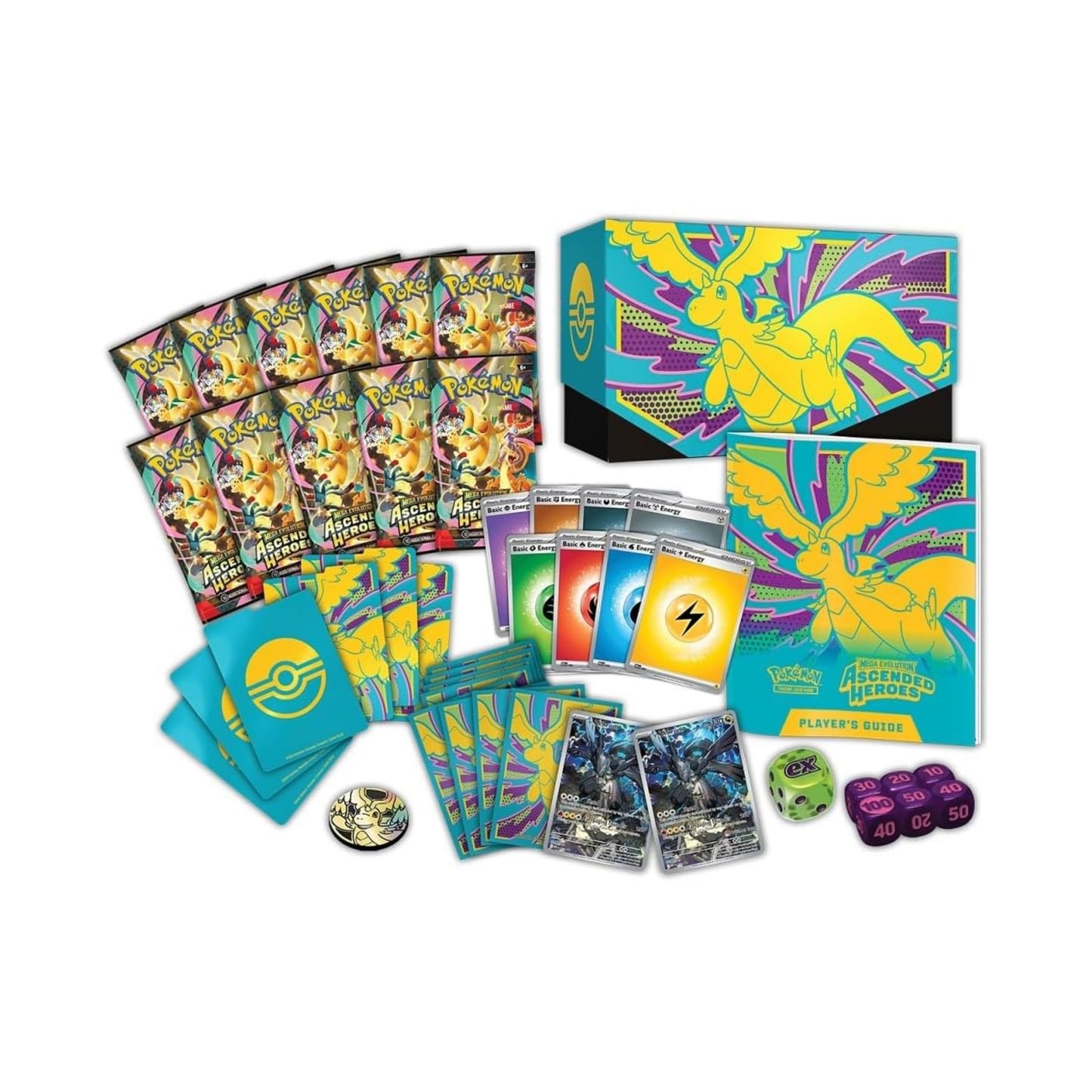 Pokemon TCG Pokemon Center Mega Evolution Ascended Heroes Elite Trainer Box Set