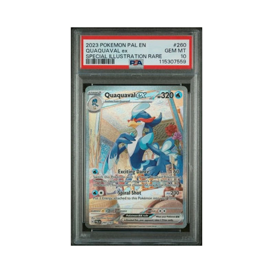 Pokémon Quaquaval ex PAL SIR PSA 10 7559, Graded Pokémon Card, Pokémon Trading Card Game Collectible, TCG Trading Card, Collectible Pokémon Card for Display
