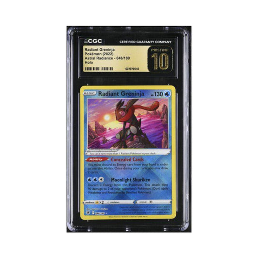 Pokemon Radiant Greninja CGC Pristine 10