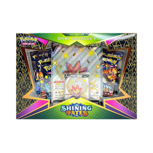Pokemon TCG Shining Fates Shiny Eldegoss V Box Booster Packs Promo Card