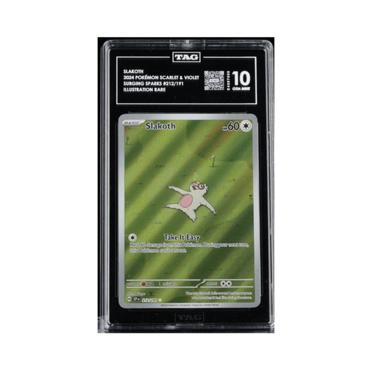 Pokemon Slakoth SSP IR TAG 10 7039