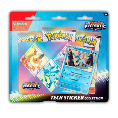 Pokemon TCG Scarlet & Violet: Prismatic Evolutions Tech Sticker Collection - Glaceon