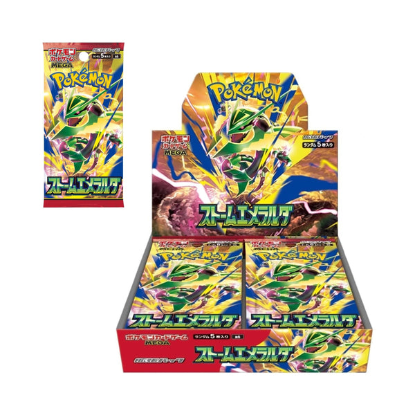 Pokémon Card Game M6 Storm Emeralda Japanese Booster Box sealed with shrink wrap