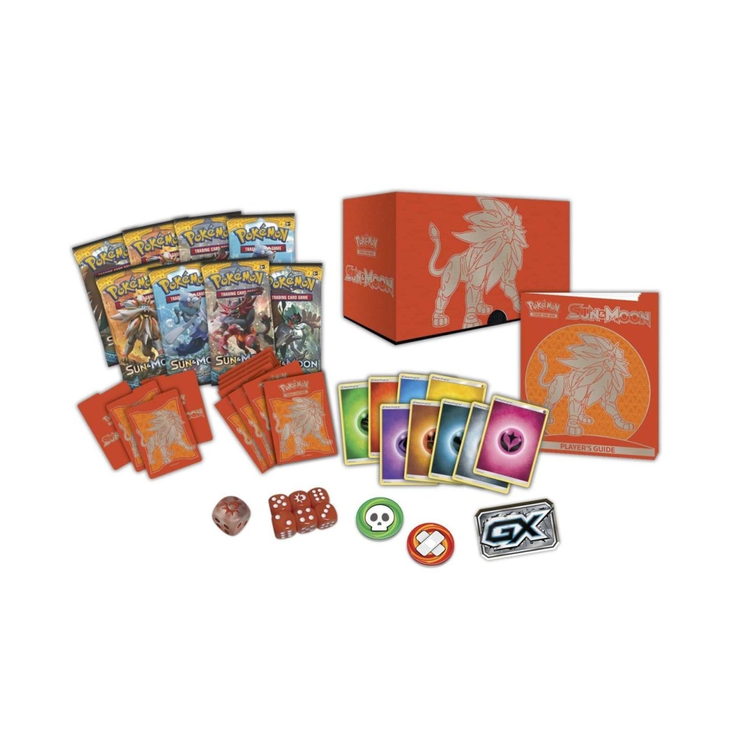 Pokemon TCG Sun and Moon Solgaleo Elite Trainer Box Trading Card Game Collection Set