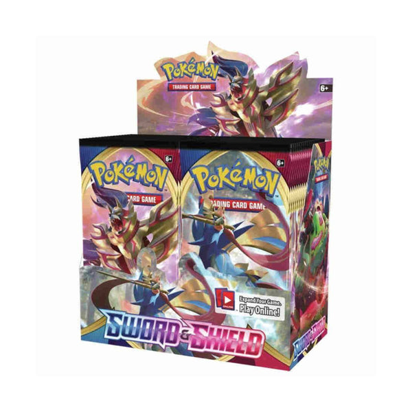 Pokemon TCG Sword and Shield Base Booster Box Sealed 36 Packs Trading Card Game Cards