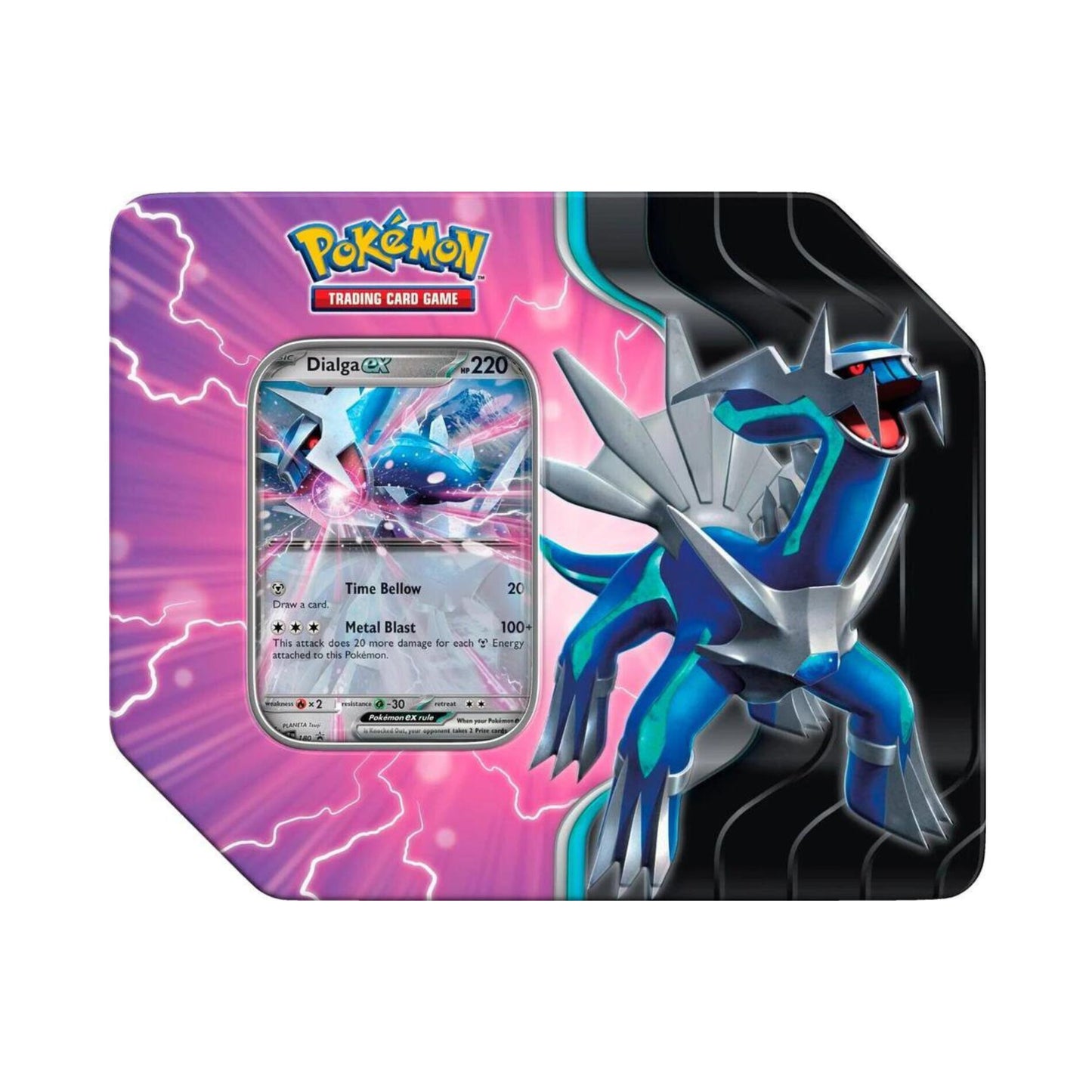 Pokemon TCG Azure Legends Dialga ex Tin sealed