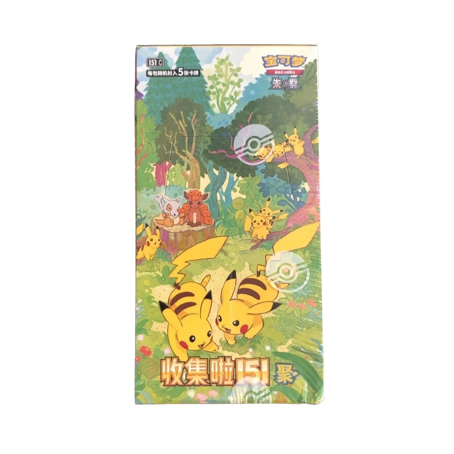Pokemon TCG Gem 4.0 S-Chinese 151C Booster Box – Sealed Box for Pokemon Card Game & Collectible Card Games