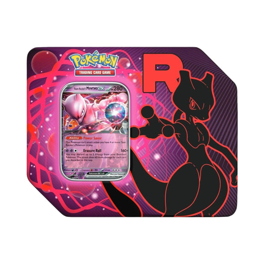 Pokémon TCG Destined Rivals Team Rocket Tin – Booster Packs + Promo Card