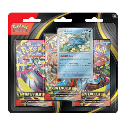 Pokémon TCG Mega Evolution 3 Pack Blister ME01 Golduck