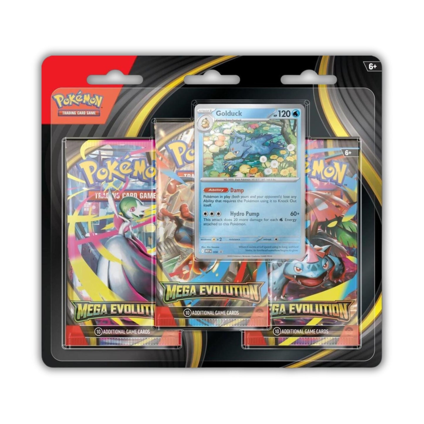 Pokémon TCG Mega Evolution 3 Pack Blister ME01 Golduck