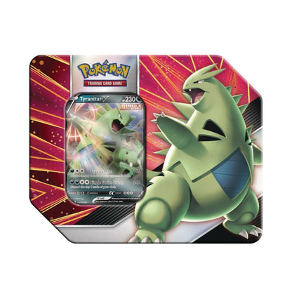 Pokemon TCG V Stickers Tin - Tyranitar V