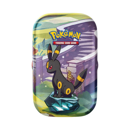 Pokémon TCG Prismatic Mini Tin – Booster Packs + Art Card