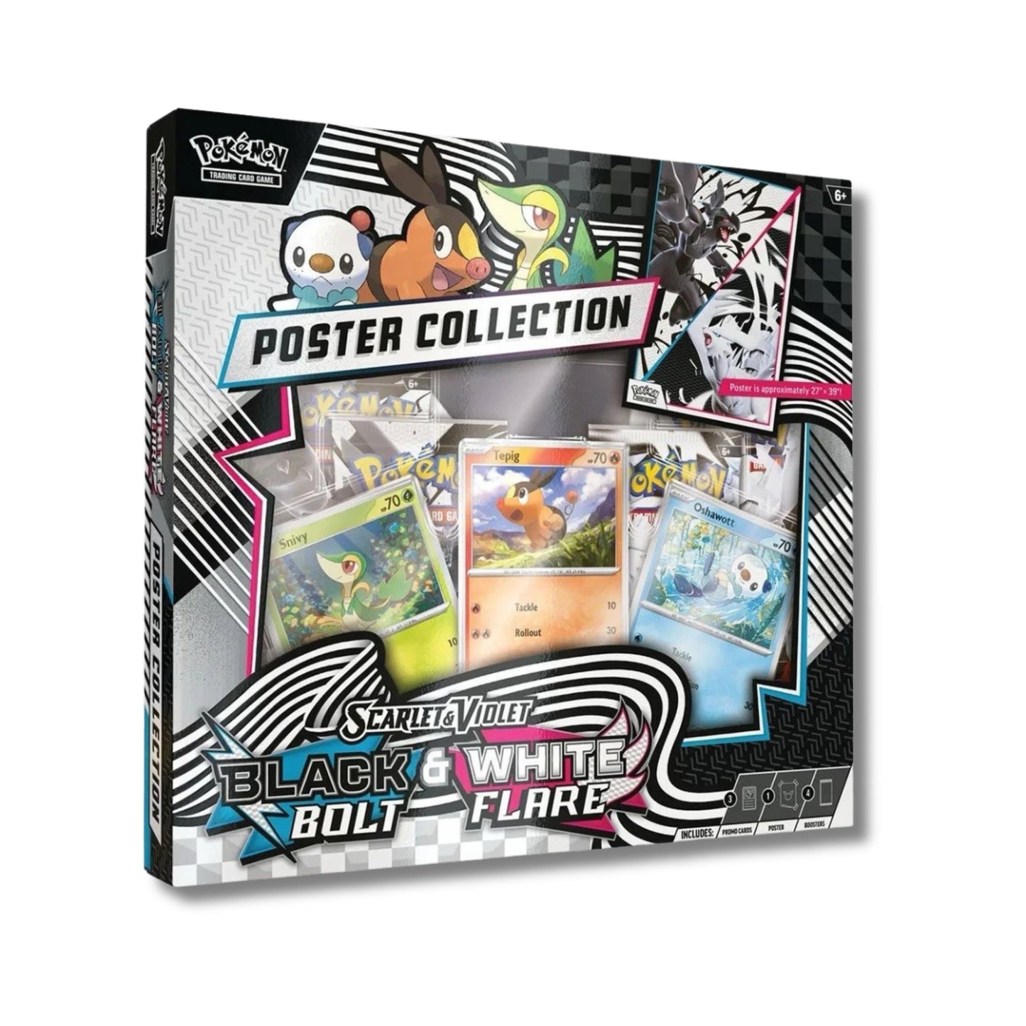 Pokemon TCG Scarlet & Violet (SV10.5) - Black Bolt & White Flare -  Unova Poster Collection