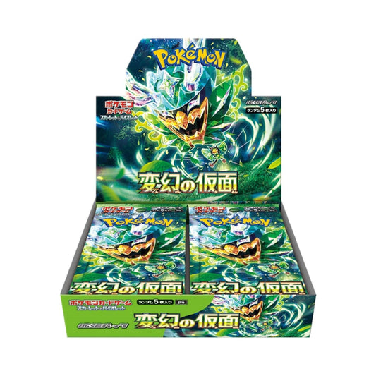 Pokemon TCG SV6 Japanese Mask of Change Booster Box with Japanese Pokemon trading card packs