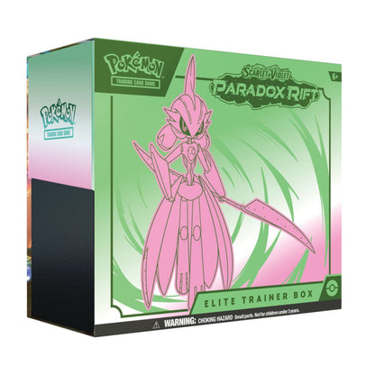 Pokémon TCG Scarlet & Violet Paradox Rift (Iron Valiant) Elite Trainer Box – Sealed Pokémon Cards and Booster Packs