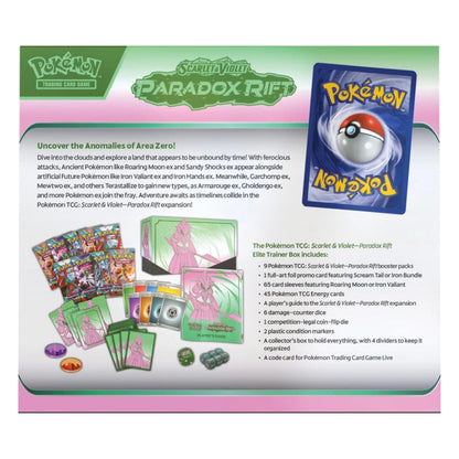 Pokémon TCG Scarlet & Violet Paradox Rift (Iron Valiant) Elite Trainer Box – Sealed Pokémon Cards and Booster Packs