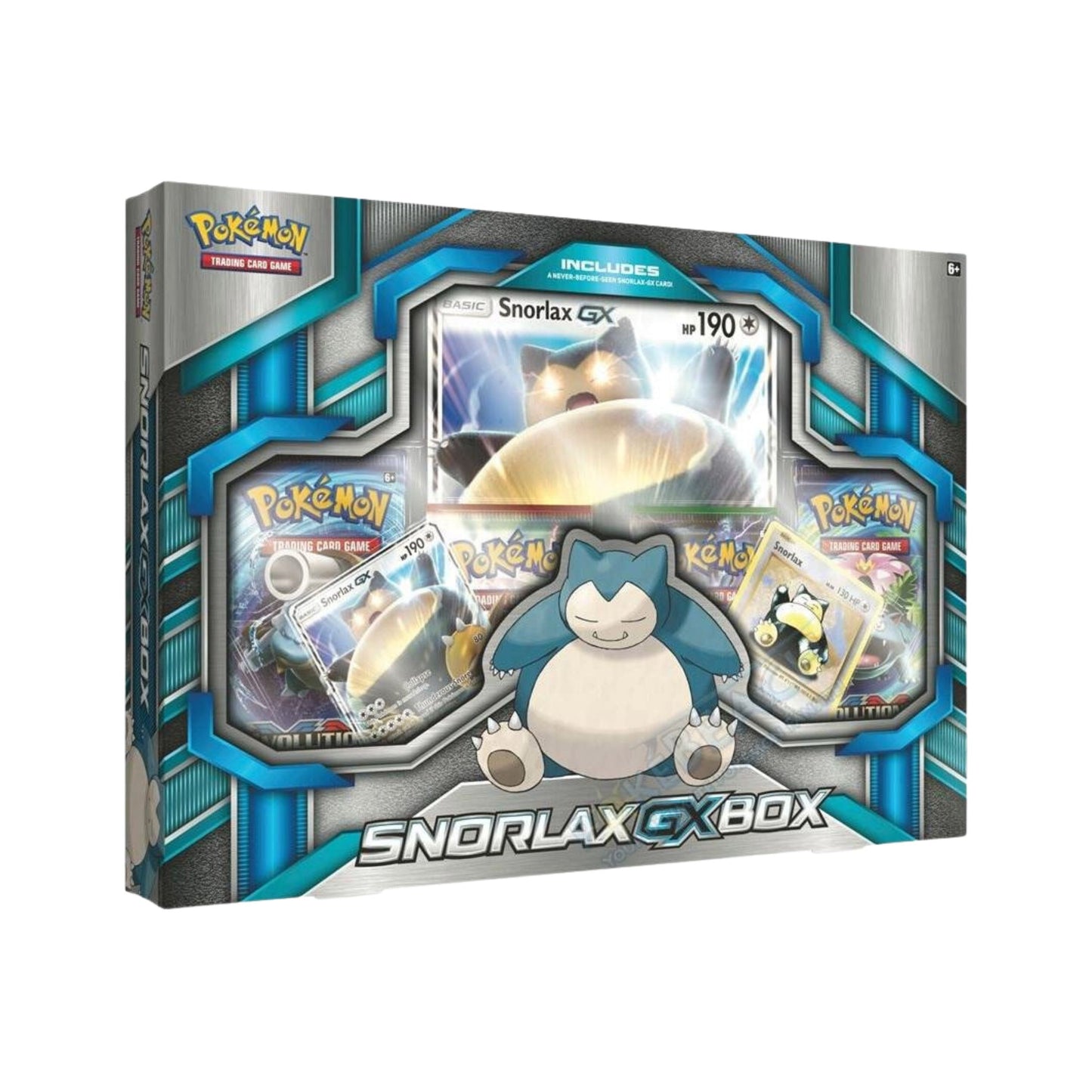 Pokemon TCG Snorlax GX Box Collectible Card Game Set with Promo Cards and Booster Packs