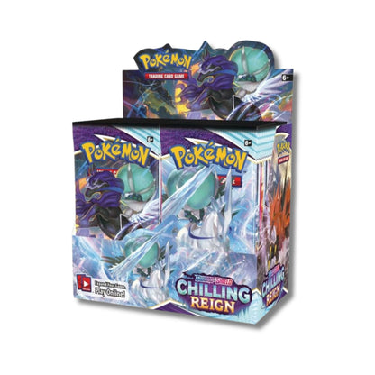 Pokemon TCG Sword and Shield Chilling Reign Booster Box with 36 Sealed Booster Packs