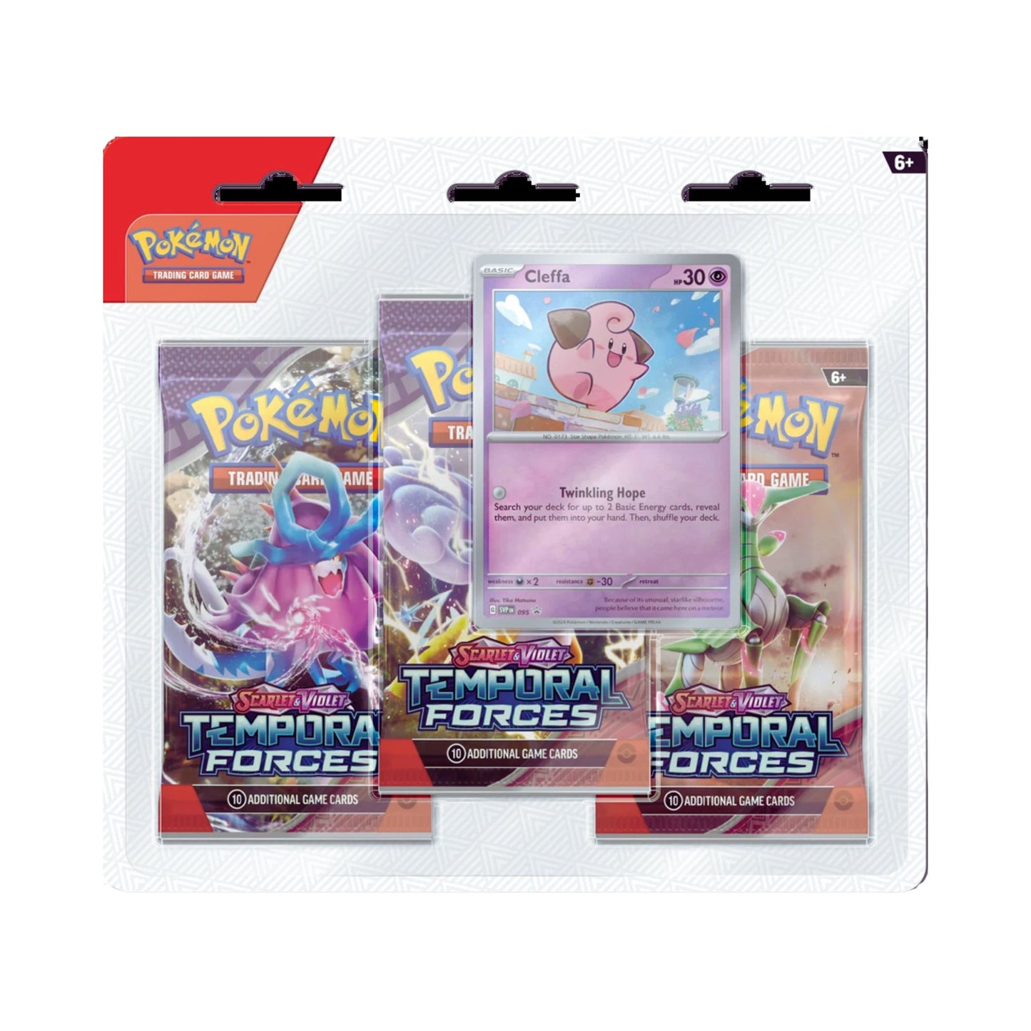 Pokémon TCG Temporal Forces 3Pk Blister Pack
