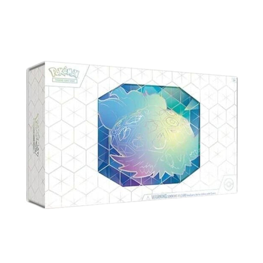 Pokemon TCG Terapagos ex Ultra-Premium Collection box showing promo cards, booster packs, playmat, and metallic coin.