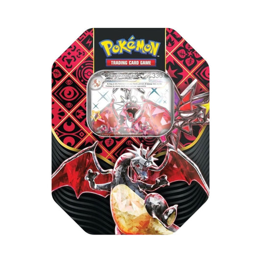 Pokémon TCG Scarlet & Violet Paldean Fates Charizard ex International Tin