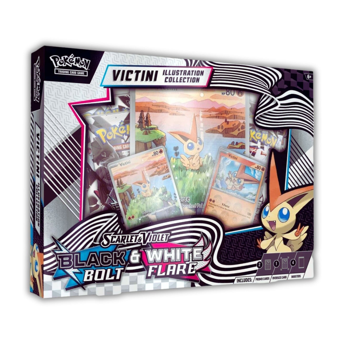 Pokémon TCG Scarlet & Violet - Black Bolt &White Flare - Victini Illustration Collection