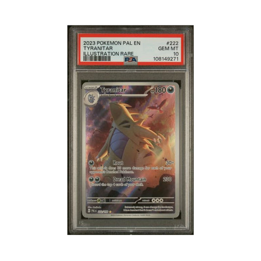 Pokemon Tyranitar PAL IR PSA 10 9271