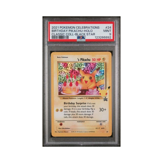 Pokemon ___'s Pikachu Classic PSA 9 6892