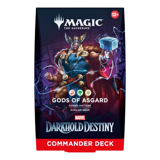 Magic The Gathering Marvel Darkhold Destiny Gods of Asgard Commander Deck (Pre-Order April 2027)
