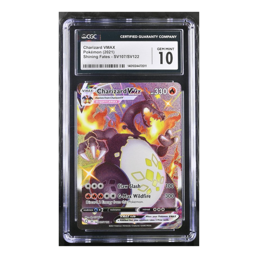 Pokemon Charizard VMAX SV CGC 10 graded trading card