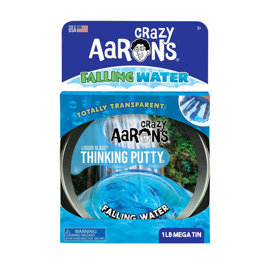 Crazy Aaron's Thinking Putty Falling Water sensory putty tin