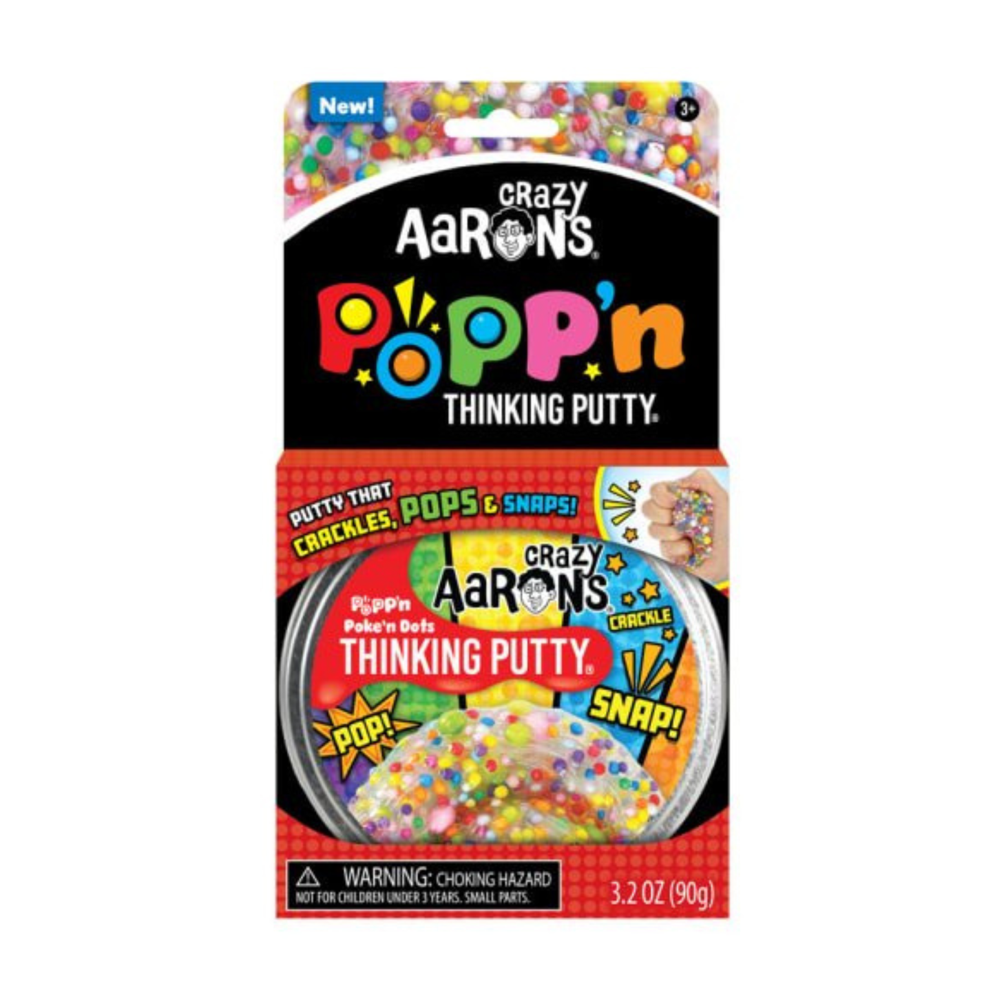 Crazy Aaron's Thinking Putty Popp'n sensory putty tin